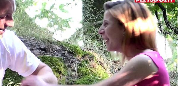  LETSDOEIT - Big Tits Teen Girl Rita Got Teased And Fucked In The Woods By Lutro